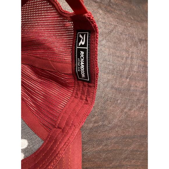 Mandatoryfunday I Exist Out of Spite Trucker Hat Red Mesh Snapback Letkemann - Picture 5 of 5